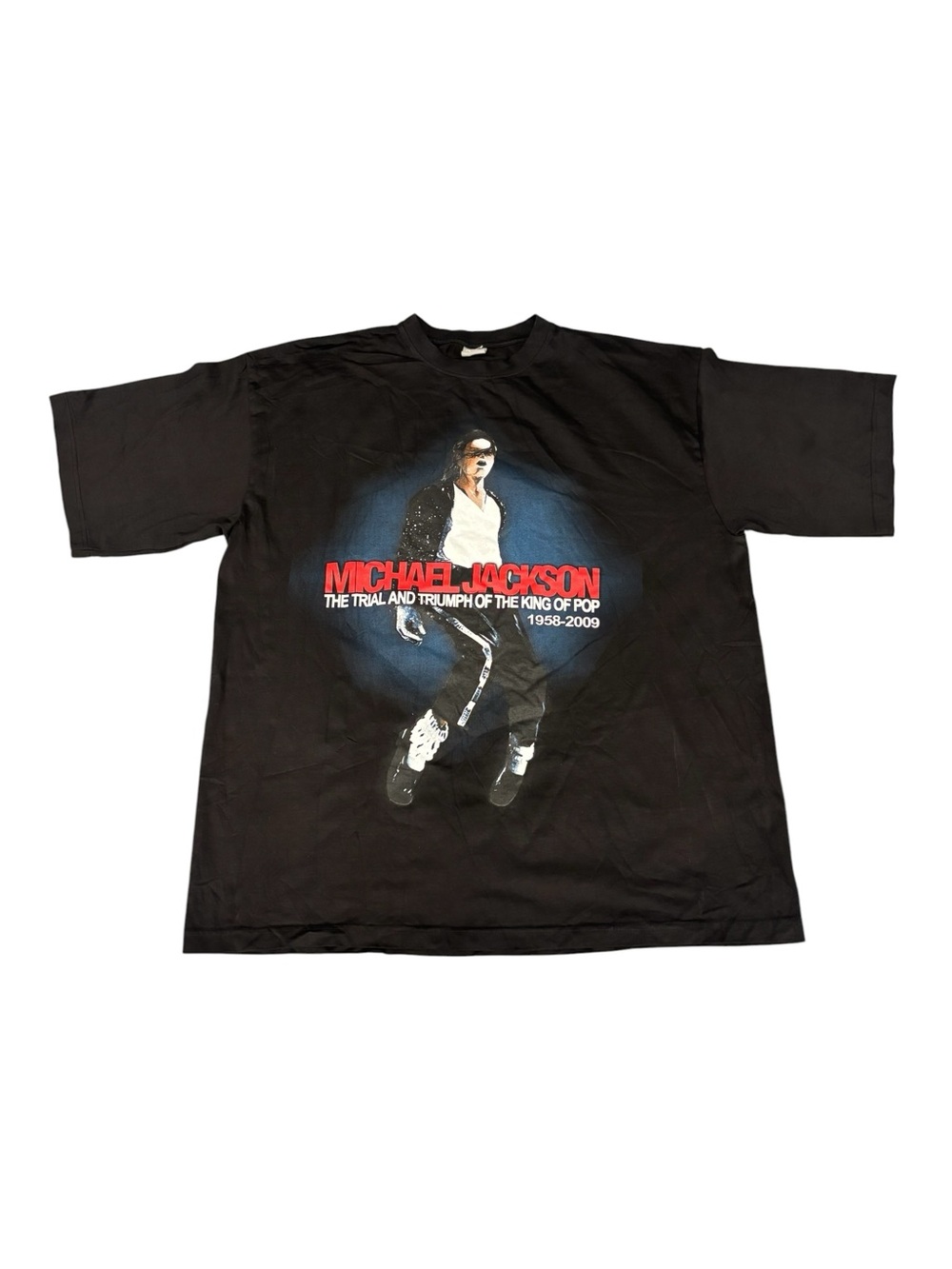 VTG Michael Jackson King Of Pop Memorial Rap T Shirt Y2K Pop Icon movie 4XL